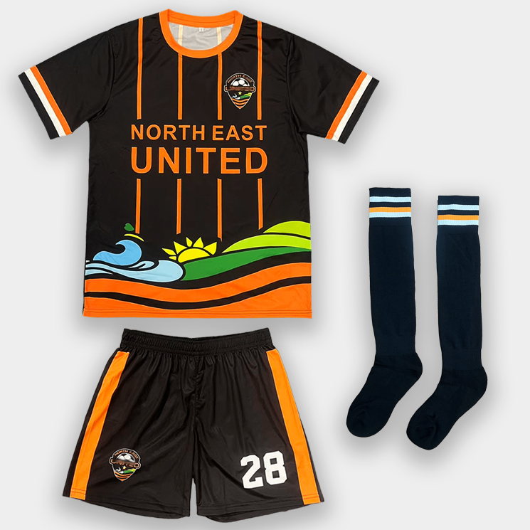 Custom Orange Soccer T Shirt | Sublimation Soccer Jersey for Teams
