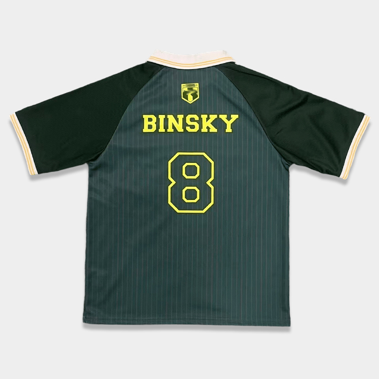 Streetwear Retro Soccer Shirt – Sublimation Artwork with Embroidered Logo