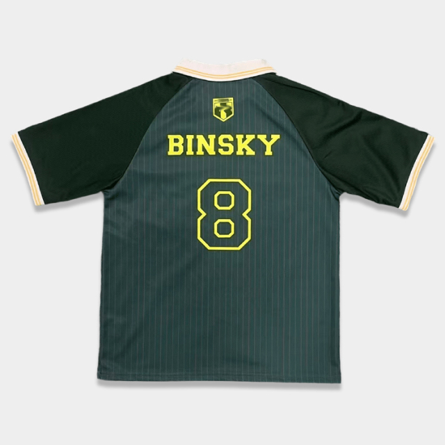 Streetwear Retro Soccer Shirt – Sublimation Artwork with Embroidered Logo