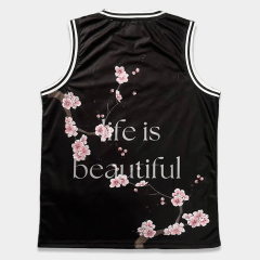 Custom Black Streetwear Basketball Jersey – Low MOQ 10