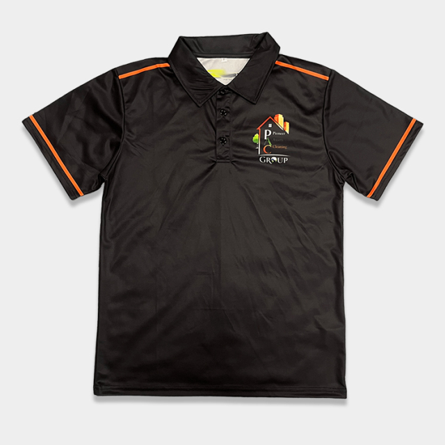 Custom Black Polo Shirts | Sublimation Polo Shirts for Teams & Brands