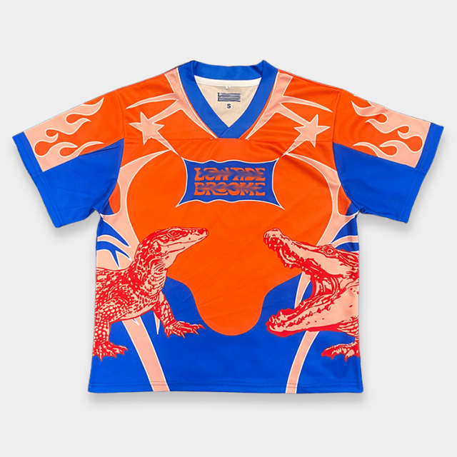 Custom Full Sublimation Baggy Jerseys - Retro Oversized Football Jersey