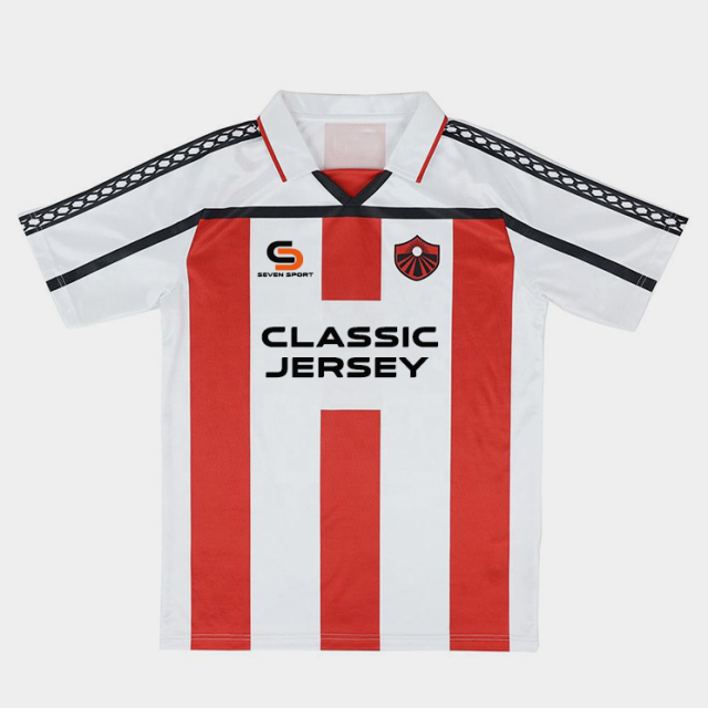 Vintage Soccer Jersey – Retro Sublimation Shirt with Embroidered Logo