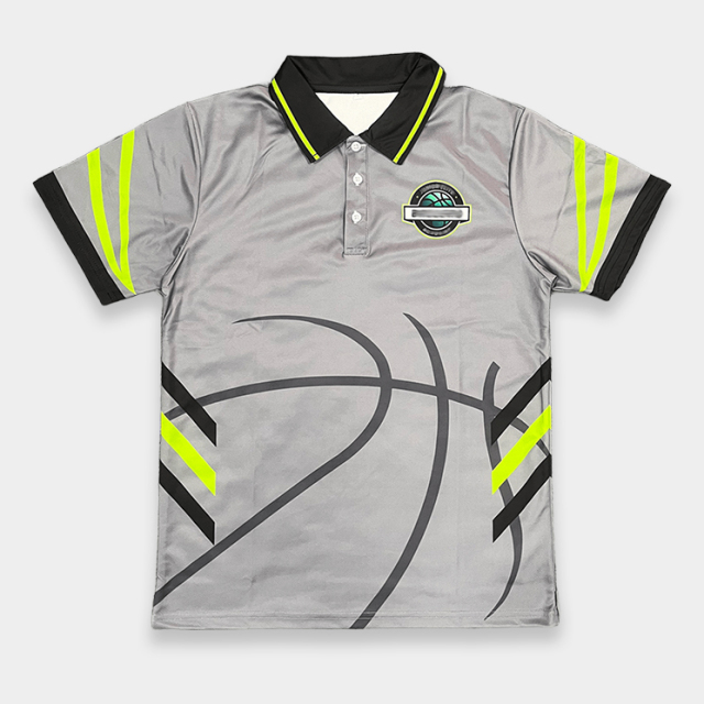 Grey Sublimation Polo Shirts - Team Uniform
