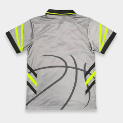 Grey Sublimation Polo Shirts - Team Uniform