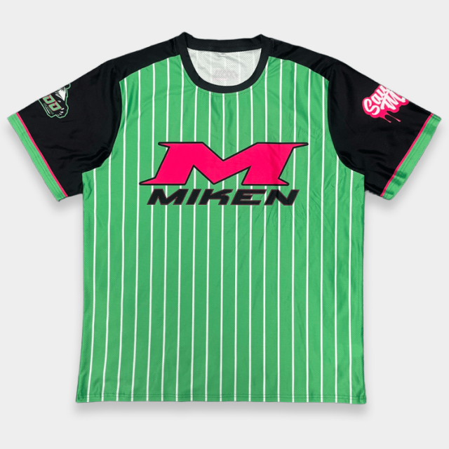 Custom Sublimation Baseball T Shirts | Striped Baseball Jersey Manufacturer