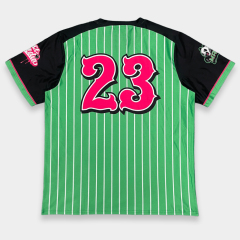 Custom Sublimation Baseball T Shirts | Striped Baseball Jersey Manufacturer