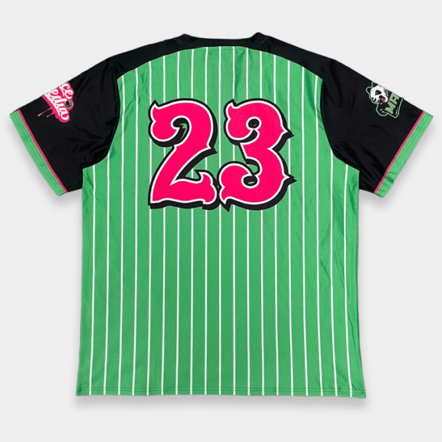 Custom Sublimation Baseball T Shirts | Striped Baseball Jersey Manufacturer