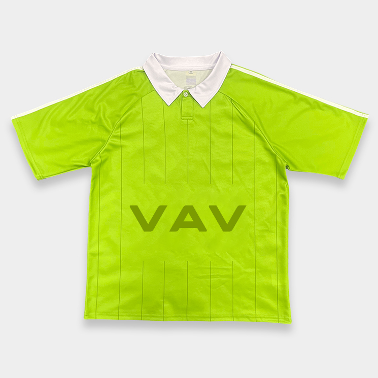 Green Vintage Soccer Jersey – Sublimation Retro Soccer Shirts