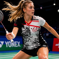 Custom Women Badminton Uniform | Men Sublimation Badminton Jersey