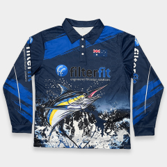 Custom Long Sleeve Fishing Shirts | Sublimation Fishing Jersey Manufacturer