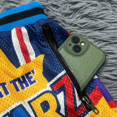 Custom Retro Basketball Shorts | Sublimation Shorts with Zipper Pockets