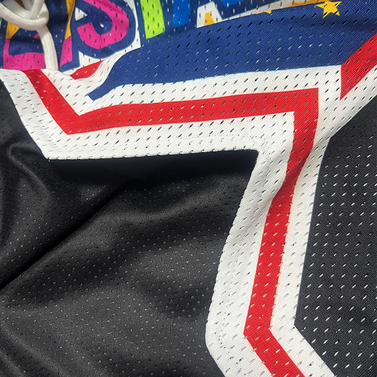 Custom Retro Basketball Shorts | Sublimation Shorts with Zipper Pockets