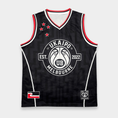 Custom Black Basketball Jersey | Sublimated Basketball Uniforms