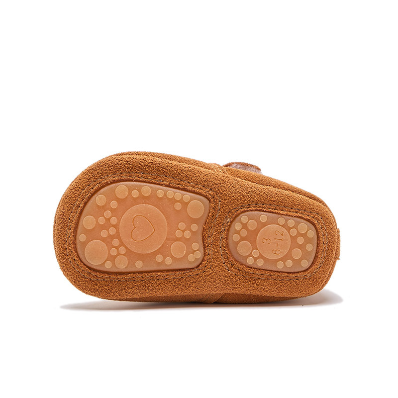 Spring Autumn Genuine Leather Baby Moccasins – Breathable Soft Sole Fringe Round Toe First Walker Shoes