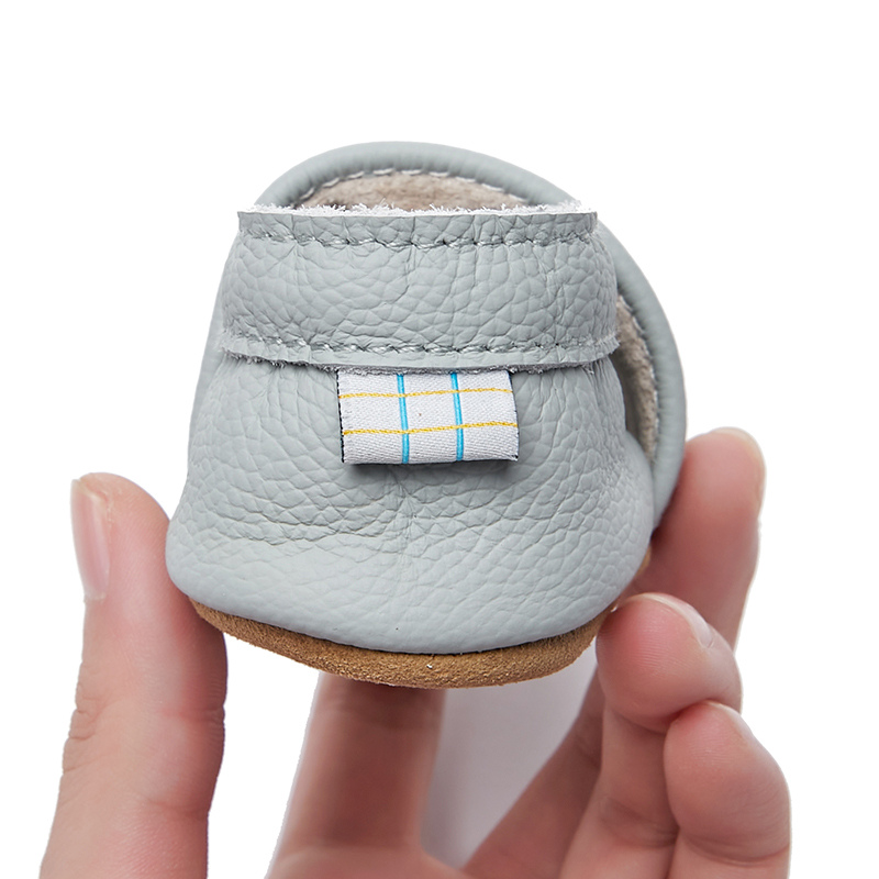 Comfy slip on infant shoes full range colors of Genuine leather soft baby shoes