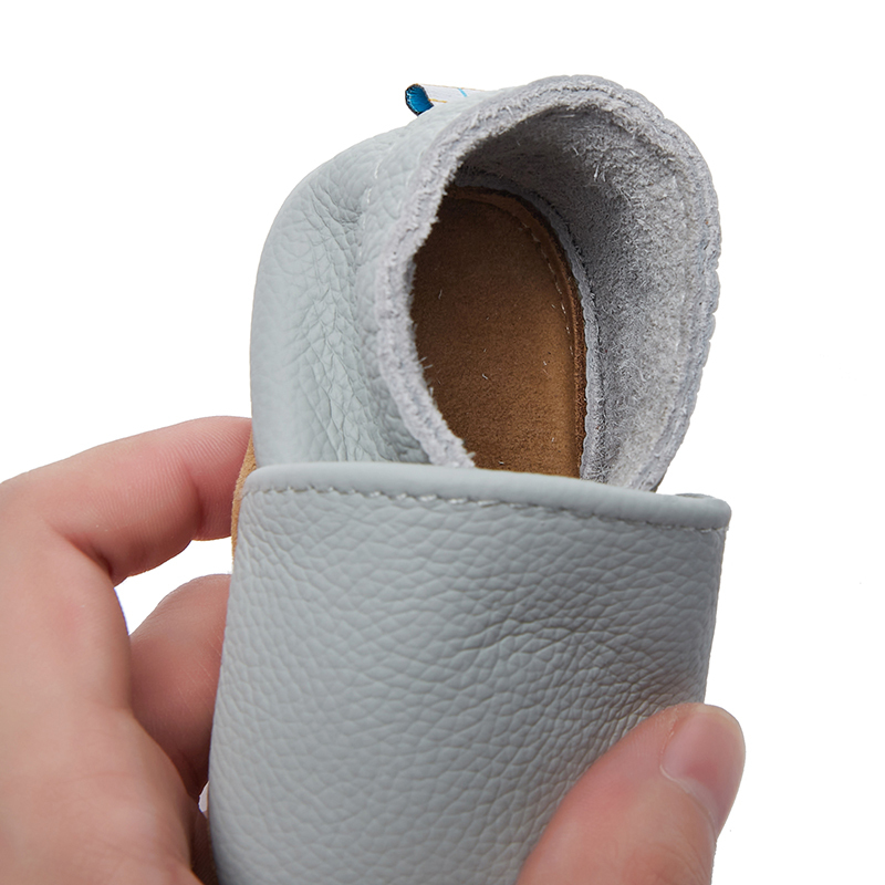 Comfy slip on infant shoes full range colors of Genuine leather soft baby shoes