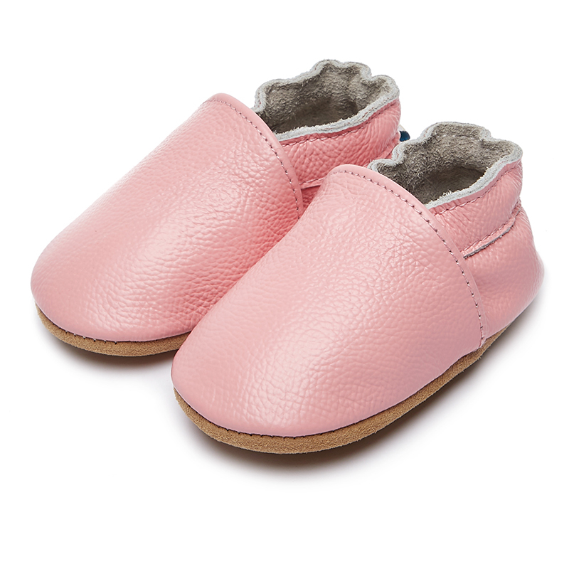 Comfy slip on infant shoes full range colors of Genuine leather soft baby shoes