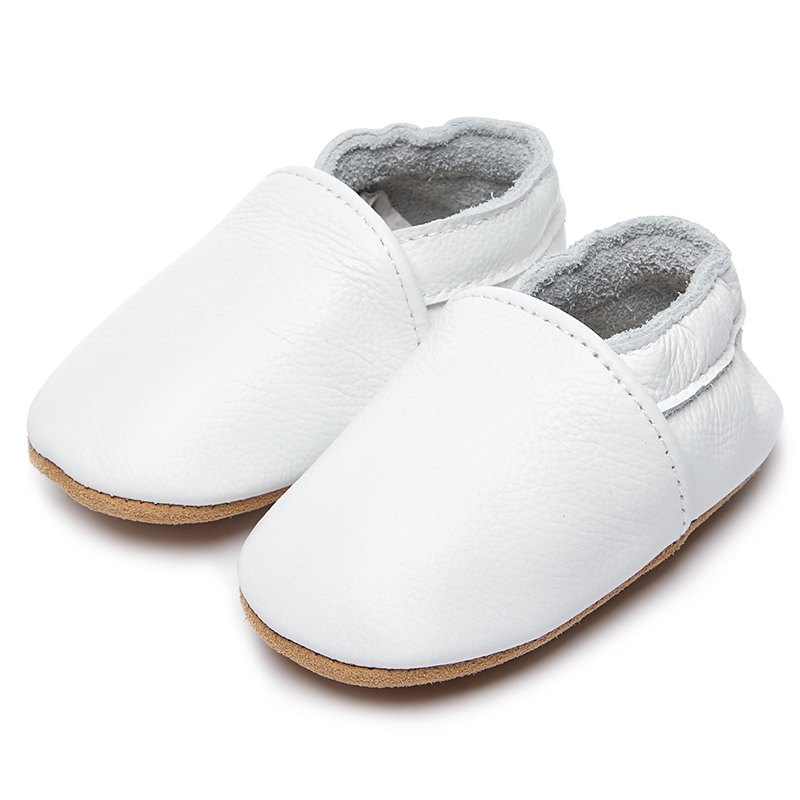 Comfy slip on infant shoes full range colors of Genuine leather soft baby shoes
