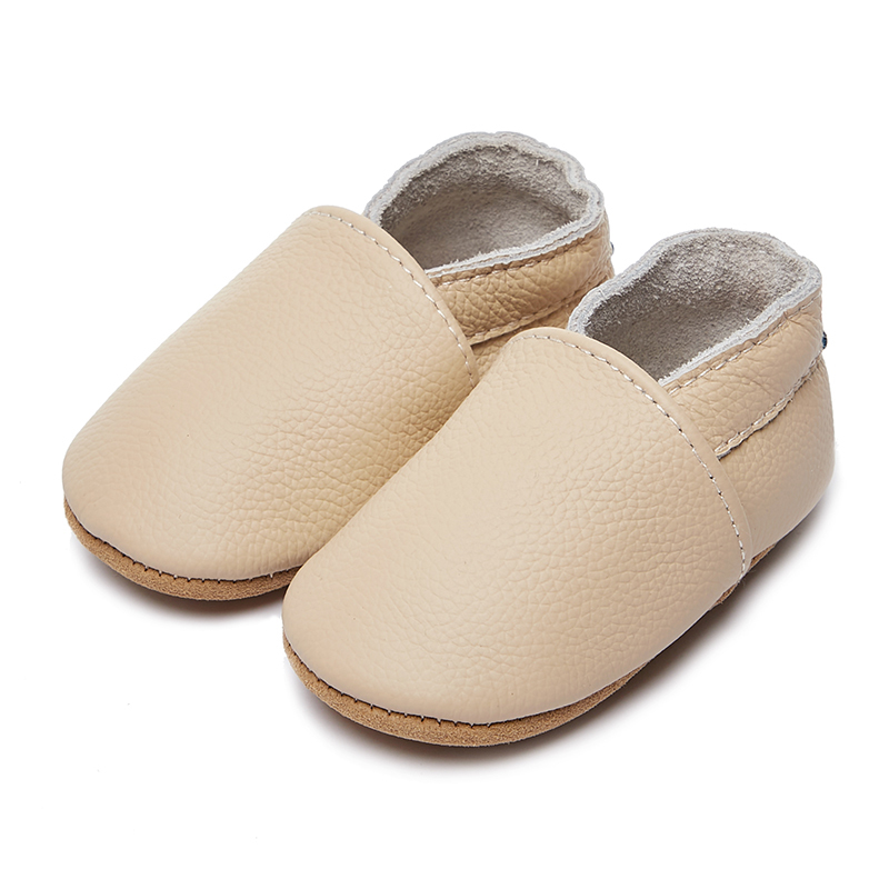 Comfy slip on infant shoes full range colors of Genuine leather soft baby shoes