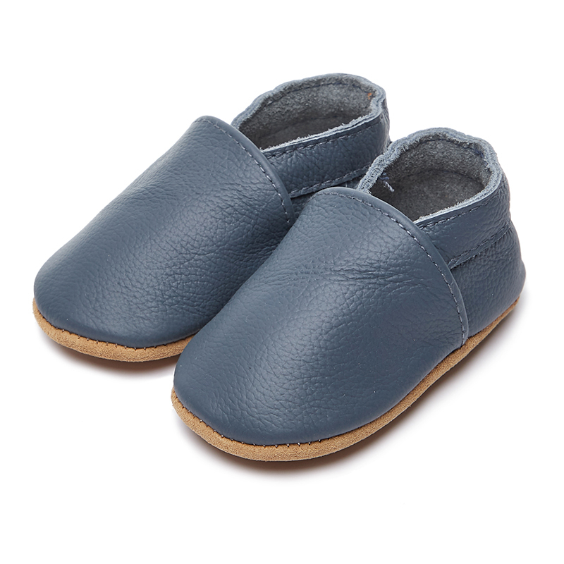 Comfy slip on infant shoes full range colors of Genuine leather soft baby shoes