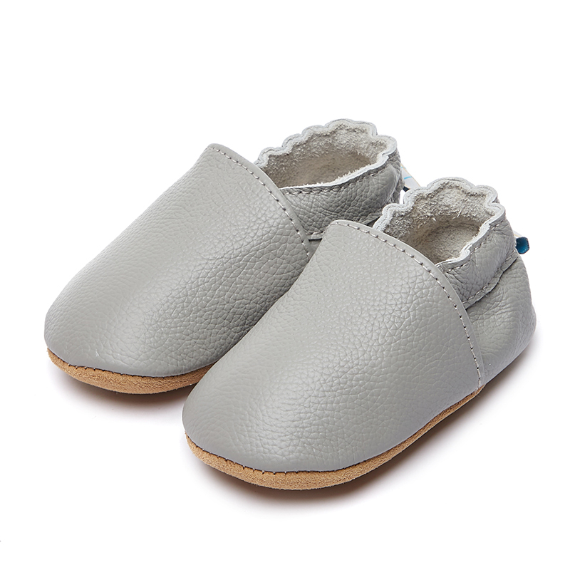 Comfy slip on infant shoes full range colors of Genuine leather soft baby shoes