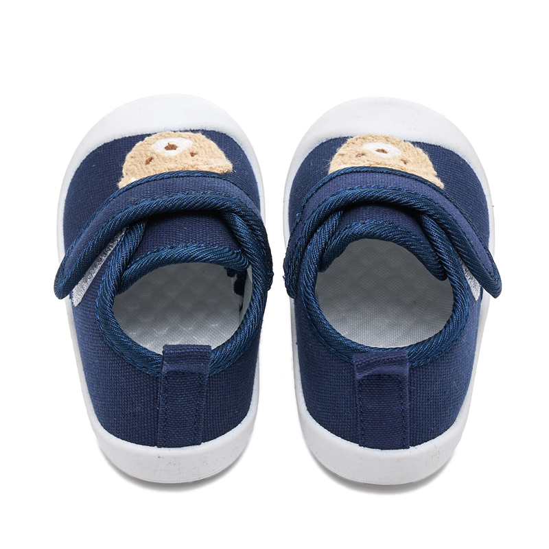Toddler Cartoon Bear Walking Shoes, Anti-Kick Toe Design, Lightweight and Breathable, Soft Sports Casual Footwear