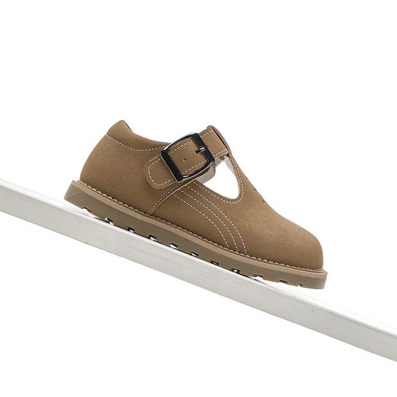 T bar kids shoes breathable toddler leather shoes for spring and autumn