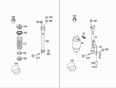Factory Direct Sales New Condition Shock Absorber for Mercedes-Benz ML 320 Model 164 320 07 31