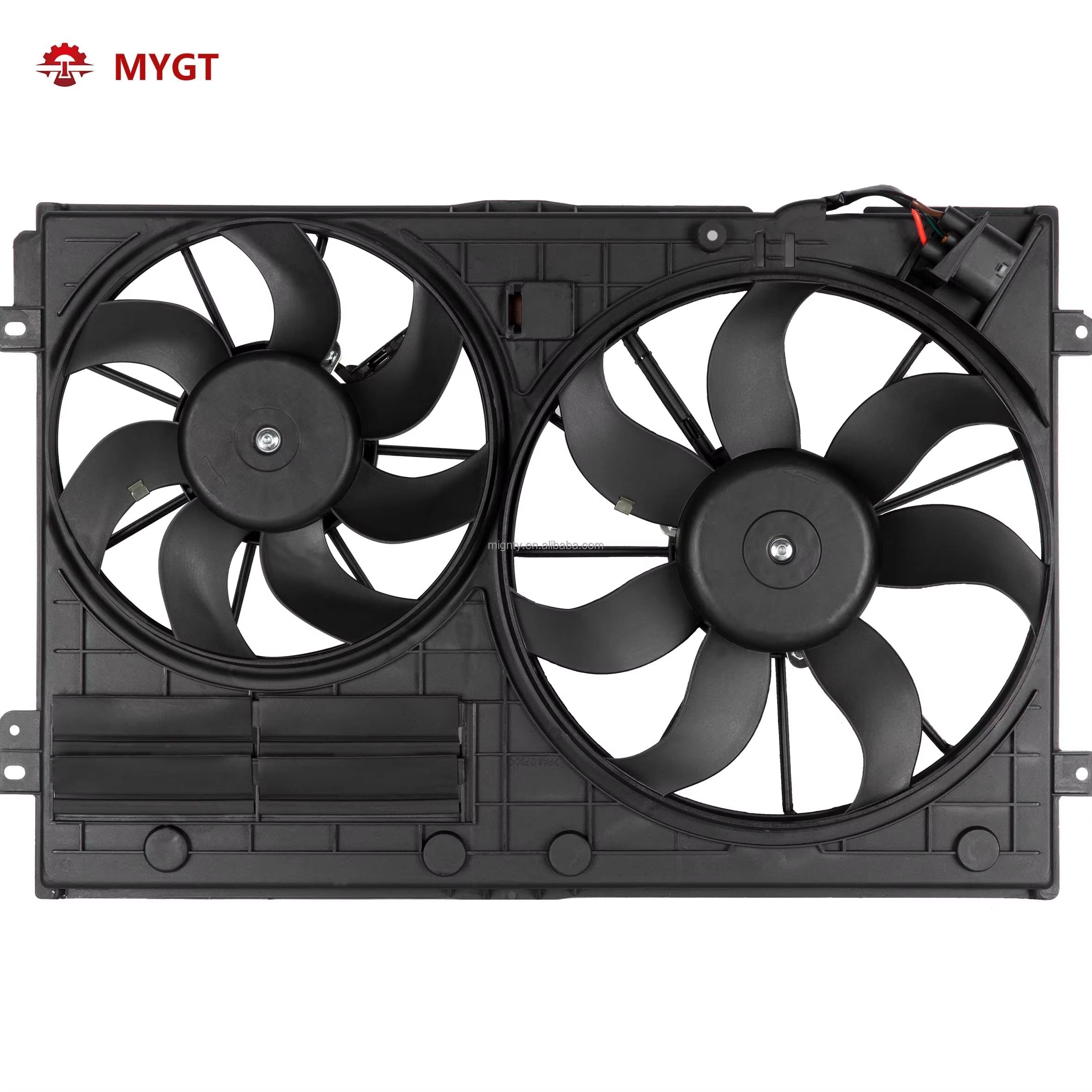 VW Golf 5/6 Jetta 5/6 Passat B6 B7 Tiguan Touran PQ35 Platform Cooling Fan Radiator Fan - OE 1TD121203B 1TD121203