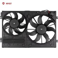 VW Golf 5/6 Jetta 5/6 Passat B6 B7 Tiguan Touran PQ35 Platform Cooling Fan Radiator Fan - OE 1TD121203B 1TD121203