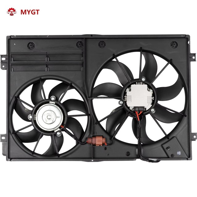 VW Golf 5/6 Jetta 5/6 Passat B6 B7 Tiguan Touran PQ35 Platform Cooling Fan Radiator Fan - OE 1TD121203B 1TD121203