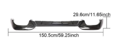 Carbon Fiber Parts Carbon Fiber Rear Spoiler Modified Rear Lip Suitable for BMW 3 Series G20 M340