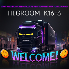 K16-3 Series Smart Parking Screen Hot Sale LED Matrix Panel Display DIY App Control for Car Accessories New Condition