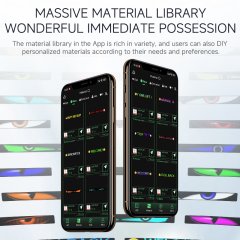 K16-3 Series Smart Parking Screen Hot Sale LED Matrix Panel Display DIY App Control for Car Accessories New Condition