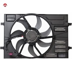 Radiator Cooling Fan Assembly for VW Volkswagen Golf GTI / Audi A3 A3S | Replace OE 5Q0121203CL