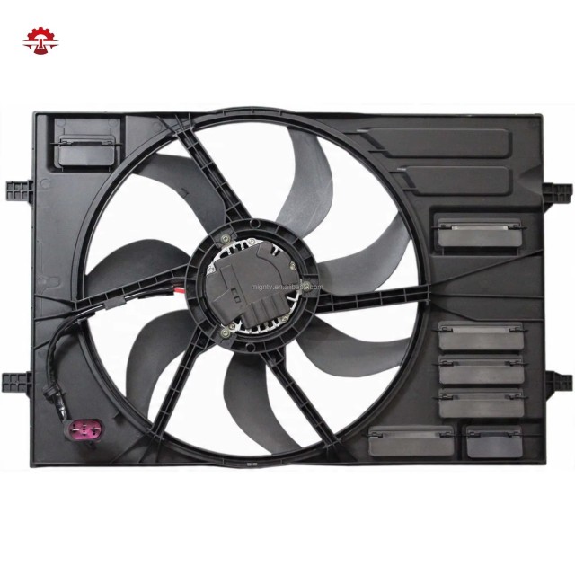 Radiator Cooling Fan Assembly for VW Volkswagen Golf GTI / Audi A3 A3S | Replace OE 5Q0121203CL
