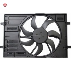 Radiator Cooling Fan Assembly for VW Volkswagen Golf GTI / Audi A3 A3S | Replace OE 5Q0121203CL
