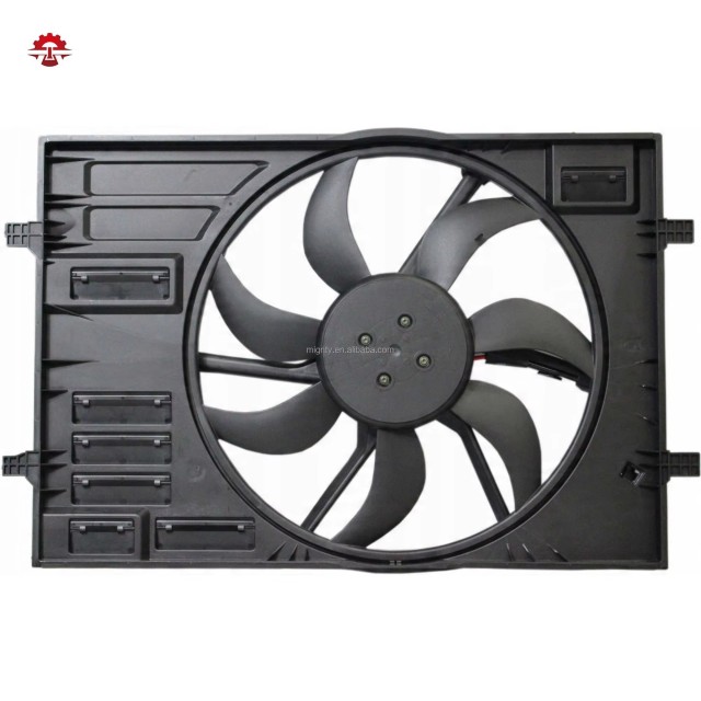 Radiator Cooling Fan Assembly for VW Volkswagen Golf GTI / Audi A3 A3S | Replace OE 5Q0121203CL