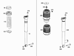 High-quality Mercedes-Benz E 63 AMG,CLS 63 AMG left rear shock absorber airbag A2123200725