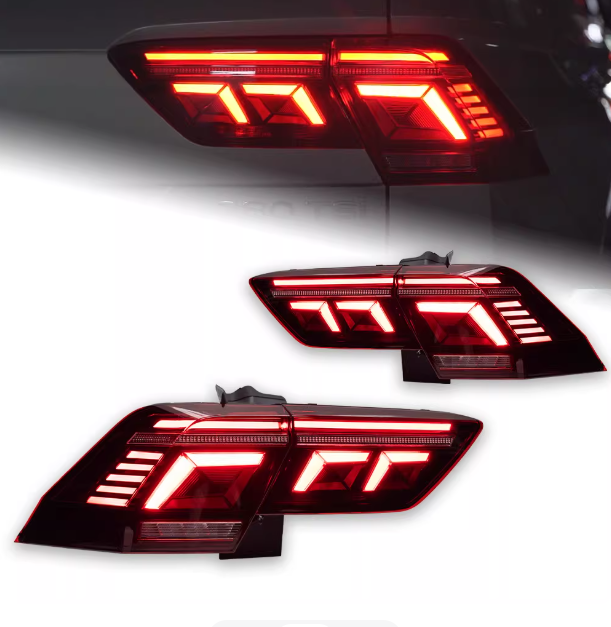 MYGT modified LED Rear Tail Light Brake Light Tail Light Suit for VW Volkswagen Tiguan 2017- 2021