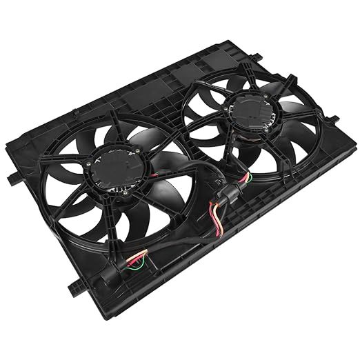 Mighty Engine Cooling Fan Assembly for Volkswagen Atlas / Atlas Cross Sport 2018–2023 2.0L & 3.6L Replacement OE 3QF121207 3QF959455BC 3QG121207 3QG959455B