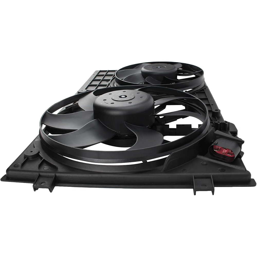 MYGT Radiator Cooling Fan Assembly for Volkswagen Passat / Jetta / Golf Compatible with OE 1K0121207BB9B9, 1K0959455ET, 1J0121205BB41