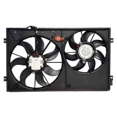 MYGT Radiator Cooling Fan Assembly for Volkswagen Passat / Jetta / Golf Compatible with OE 1K0121207BB9B9, 1K0959455ET, 1J0121205BB41