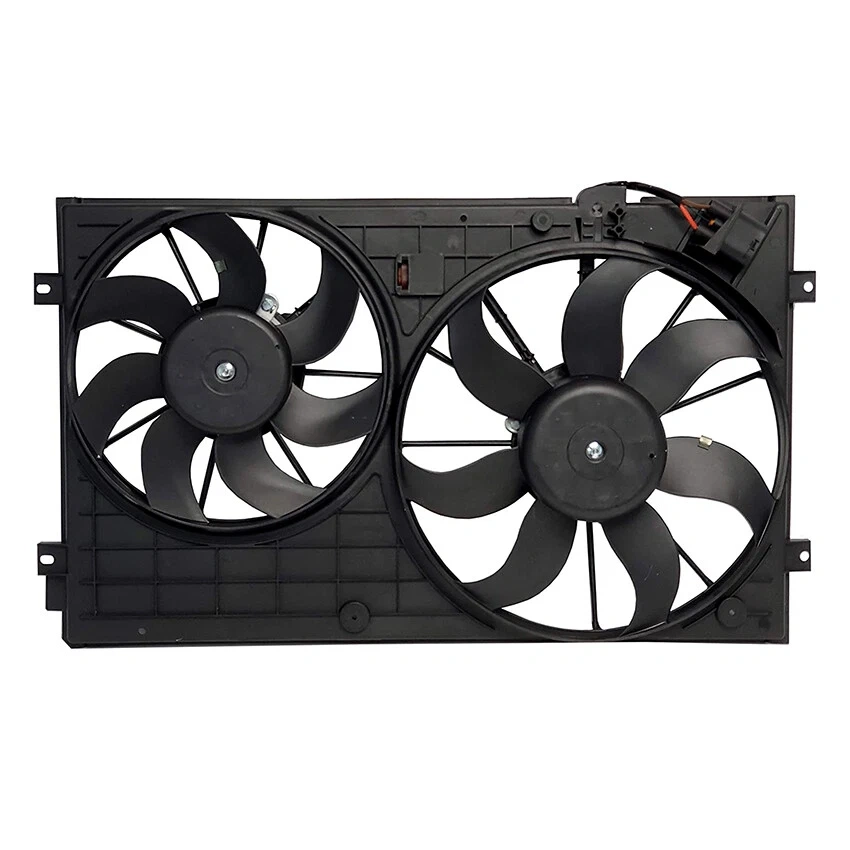 MYGT Radiator Cooling Fan Assembly for Volkswagen Passat / Jetta / Golf Compatible with OE 1K0121207BB9B9, 1K0959455ET, 1J0121205BB41