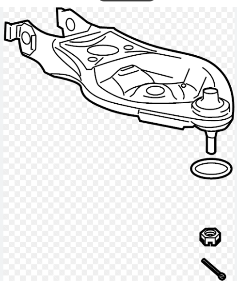 Suspension System Lower Control Arm L/R Mercedes-Benz X166 1663300107
