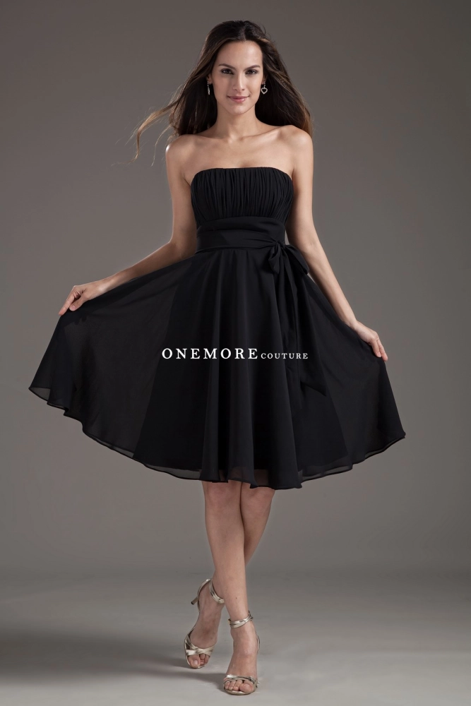 green emerald velvet dress V-Neck Empire Open Back Chiffon A-Line Mother Of Brides Dress – Movousdress main image 0