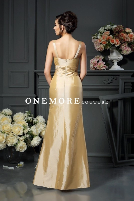 gold mother of the bride dresses with jackets 2 Pieces A-Line/Princess Square Collar Chiffon Mother of the Bride Dresses with Jacket Lace Ankle-Length 3/4 Sleeves Blue main image 1