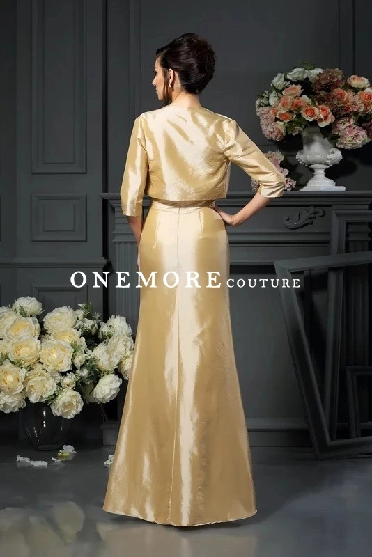 slim fit dress slacks Tatum Maxi Skirt, in Gold Metallic Taffeta, Size: XL main image 1