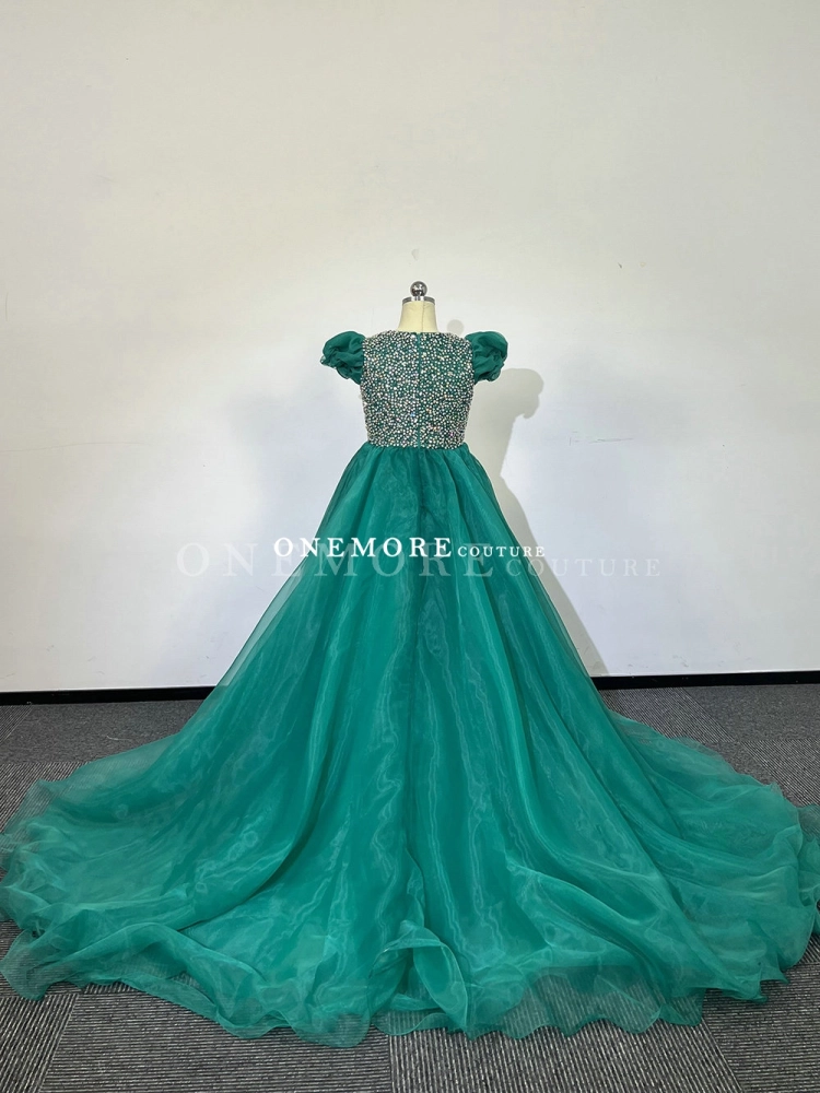 mermaid graduation dress Mermaid Light Green Halter Appliques Dress main image 1